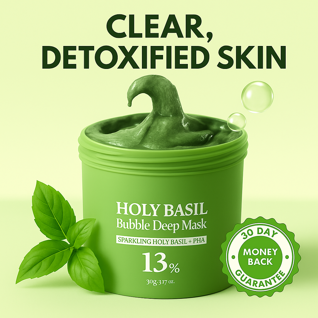 Holy Basil Bubble Deep Mask