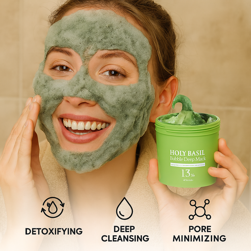 Holy Basil Bubble Deep Mask